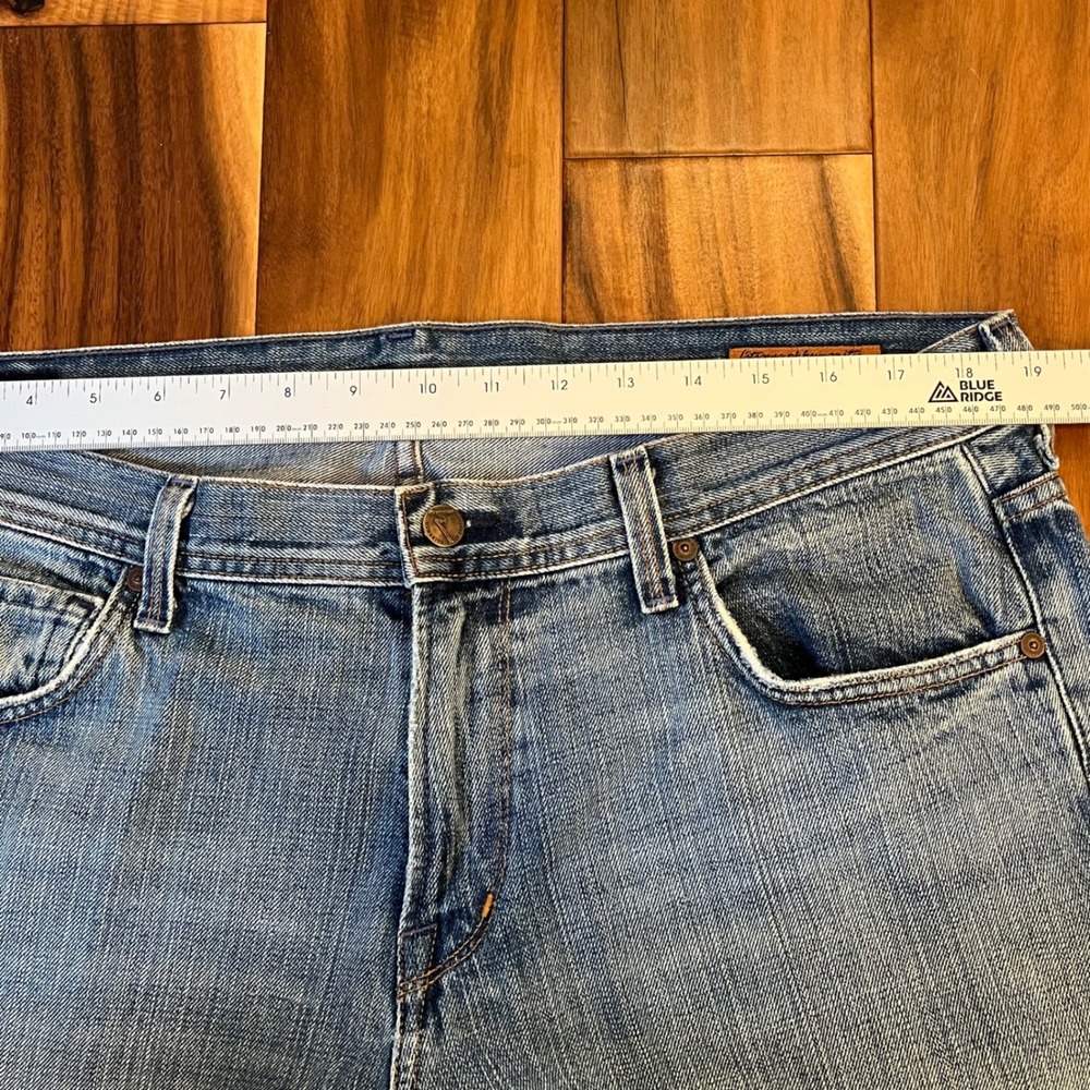 Citizens of Humanity Jagger Bootcut Jeans Mens 38x31 Blue Medium Wash Z-Fly 609 - Picture 5 of 16